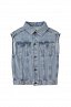 Tocoto Vintage,CHALECO DENIM AZUL